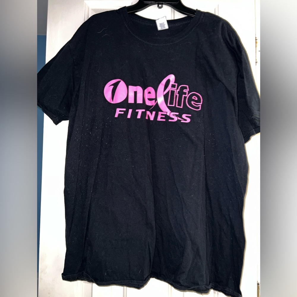 Black Onelife Fitness Workout Shirt. Size 2XL